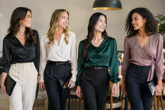 9 Best Tops for Work Dinners That Feel Polished