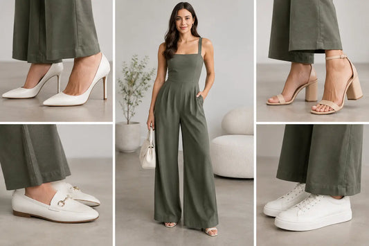 What Shoes Suit Wide Leg Jumpsuits Best?