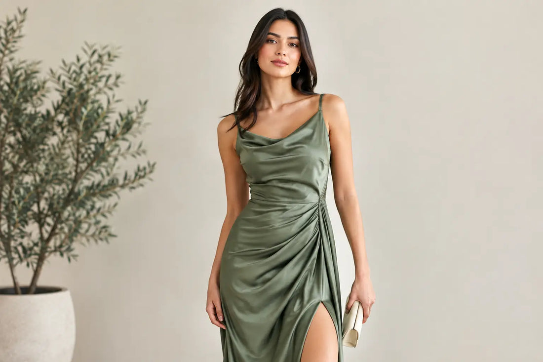 How to Style Draped Dresses with Confidence