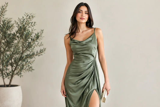 How to Style Draped Dresses with Confidence