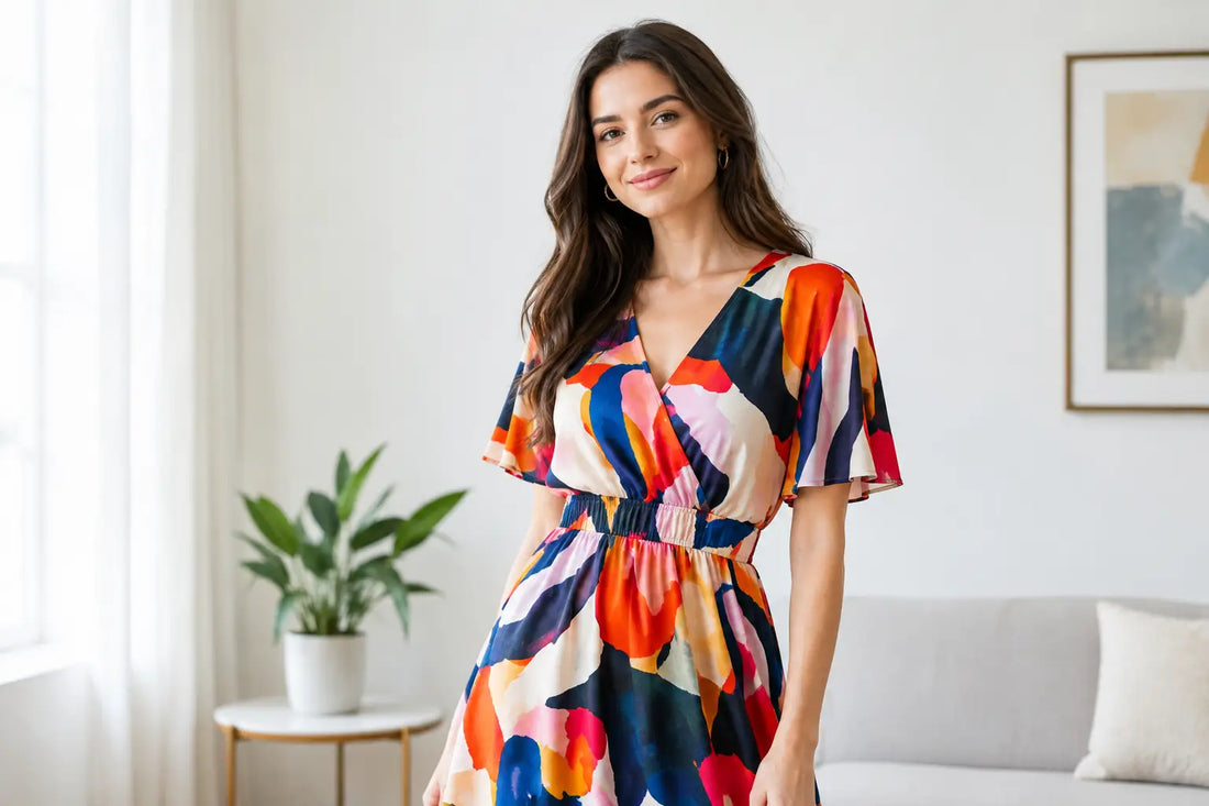 Abstract Print Dress Quality Review: What Matters