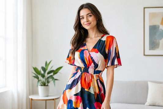 Abstract Print Dress Quality Review: What Matters