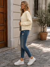 ZARI | The Chevron-Textured Bomber Jacket