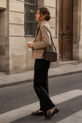 GISELLE | The Tailored Cropped Wool-Look Jacket