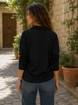 NICOLE | The Easy-Wear Quarter-Zip Tee