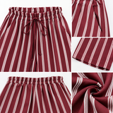 CLEO | The High-Waisted Striped Wide-Leg Pants