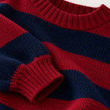 AIMEE | The Chunky Striped Drop-Shoulder Sweater