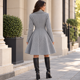 TAFFY | The Wide-Lapel Fit & Flare Coat
