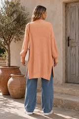 WILLOW | The Textured Openwork Duster Cardigan
