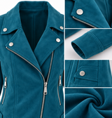STELLA | The Tailored Faux-Suede Lapel Jacket