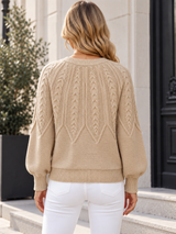 ASTRA | The Starburst Cable Crewneck Sweater