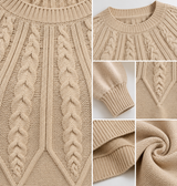 ASTRA | The Starburst Cable Crewneck Sweater