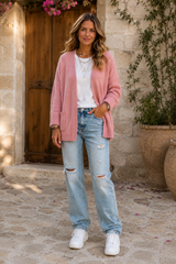 MAYA | The Cozy Pocket Open-Front Cardigan