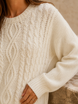 KIRA | La Mini-Robe Pull Torsadée