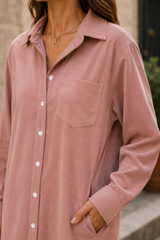 MARLO | The Relaxed Corduroy Duster Dress