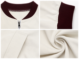 PERFEE | The Contrast Ribbed Bomber Jacket