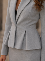 DIVA | The Pleated Peplum Skirt Set