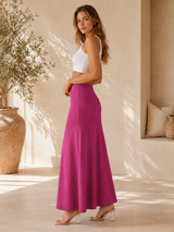 AMARA | The Wide-Band Stretch Maxi Skirt