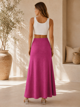AMARA | The Wide-Band Stretch Maxi Skirt