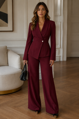 CALLIOPE | The Asymmetrical One-Button Suit Set