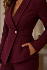 CALLIOPE | The Asymmetrical One-Button Suit Set