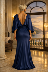 AURORA | The Ruched Batwing Maxi